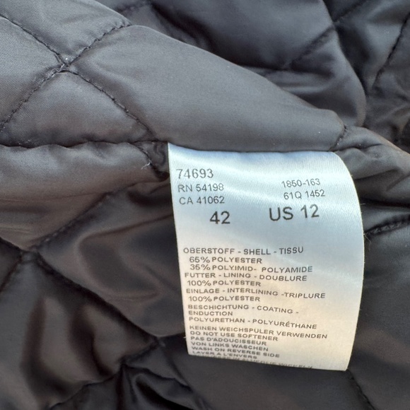 Vintage Bogner Black Satin Women's jacket Sz. 12 US - Picture 7 of 11